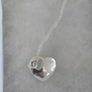 Silver heart Necklace
